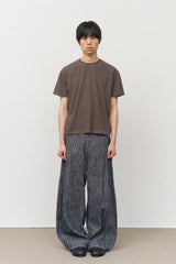 Oki Striped Wide Denim