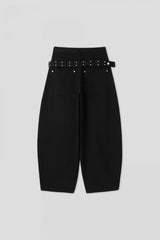 Kerry Backstud Belted Balloon Pants (2c)