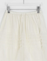 Juril Mesh Frill Tiered Elastic Midi Skirt