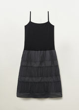 シアープリーツドレス (Black)