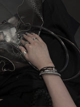 ruffle wide open ring