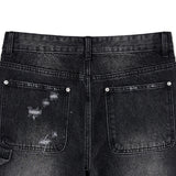 クルーダメージブーツカットデニムパンツ
