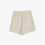 Stranger Classic Fit Linen Shorts (Cream)