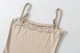 Ella Lace Trim Sleeveless Top