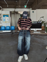 Kiyoshi Stripe Rugby Short Sleeve T-Shirt
