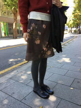 Neko Flower Midi Skirt