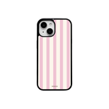 ストライプグロッシーガラスバンパーケース (pink)