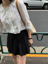 [MADE] Peto Pintuck Mini Skirt