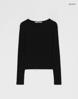 [MADE] Lucas Knit Ribbed Long Sleeve T-Shirt