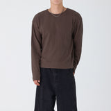 WAFFLE CROP MUSCLE LONG SLEEVE 