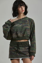 CAMO SKIRT-PANTS