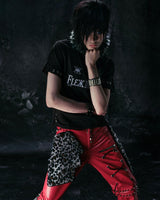 "BBY TECHBOI"ファーブラックポロTシャツ