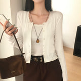 [MADE/set item] Punching, lace camisole + cardigan set