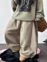 dini side pintuck balloon wide long pants 🖤🩷🩶4 COLOR