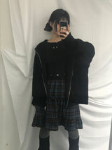 Eyelet Cropped Punching T