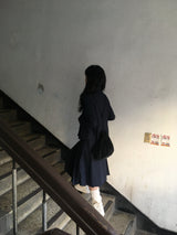 Collared button jacket