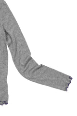Frill Basic Turtleneck [Gray]