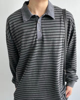 Wash Stripe Pique T-shirt