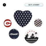 Cooling Club / pin button set 1. starry