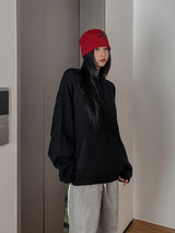 Ber Oversized Knitwear Hoodie