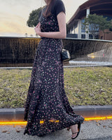 Nose Flower Long Dress