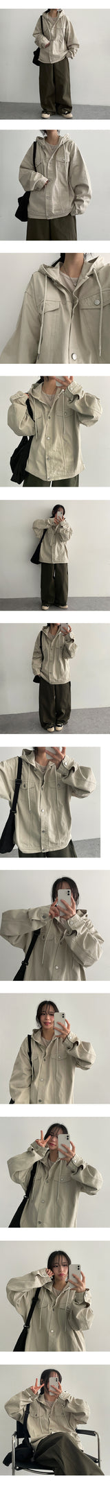 [S–2XL] ドゥデンサイドピンタックワイドコットンパンツ (4 colors)