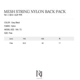 MESH STRING NYLON BACK PACK
