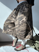 WINGS🪽 RIVET CAMOUFLAGE BERMUDA🩶💚💙🖤2COLOR