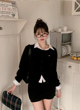 Classic Raglan Round Knit Cardigan (7color)