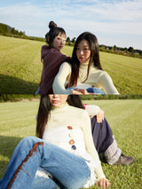 MULTIWAY KNIT PONCHO (IVORY)