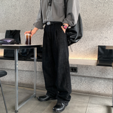 ピンタックロウペーパーワイドデニム