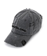 BBD Cross Damage Custom Denim Cap (Dark Gray)