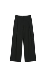 Linen Wide Pants (BLACK)