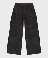 nomad leopard parachute cargo pants