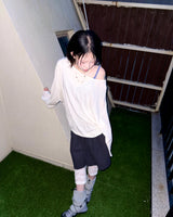 (2color) リネン バミューダ バンディング パンツ