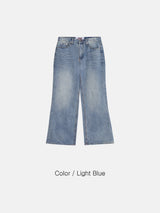 エルデン ウォッシュド ブーツカットデニム
