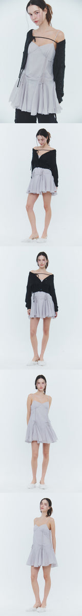 ARIEL LACE DRESS light grey