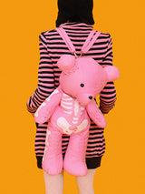 sick teddy-bear backpack (2color)