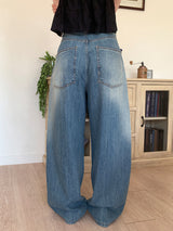 STUD BALLOON WIDE JEANS
