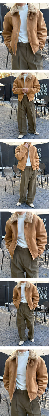 [F/W] ブレンドツータックウールスラックス(2color)