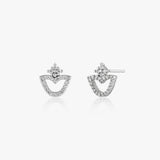 silver925 フリージアピアス