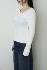 String-off rib knit