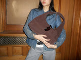Large Jersey in Brown Suede