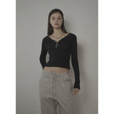 DAISY TOP-BLACK