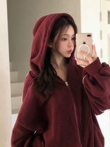 [SET] Line Fleece Hood Zip-up + Jogger Pants (3color)