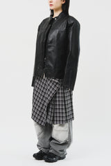 Burn Leather jacket (3color)