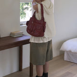 Vasen nylon rivet windbreaker hooded vest