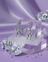 [IZNA Coco Piercing] Melting Ribbon Huggies Piercing - Silver Color