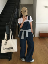 [ORIGINAL] Good Day Overall Stripe Wide Pants