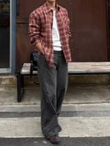 Cut line reverse pants